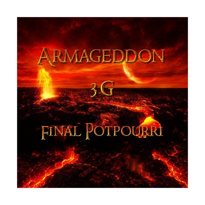 Armageddon 3g Räuchermischung von Herbalution mit Lava-Motiv