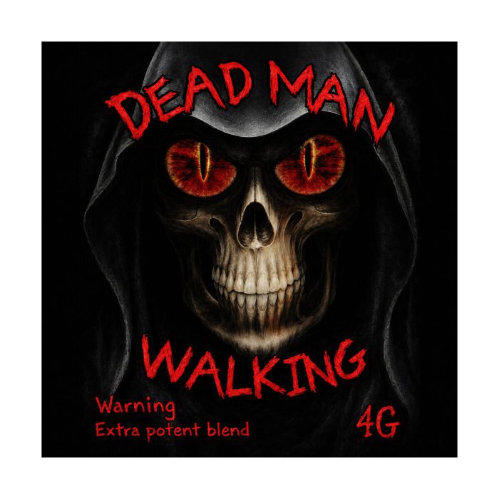 Dead Man Walking 4g Räuchermischung von XPlant mit Totenkopf-Motiv