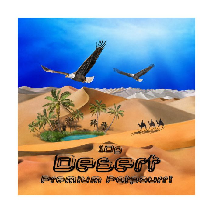 Desert 10g Räuchermischung von Herbalution mit Wüstenmotiv
