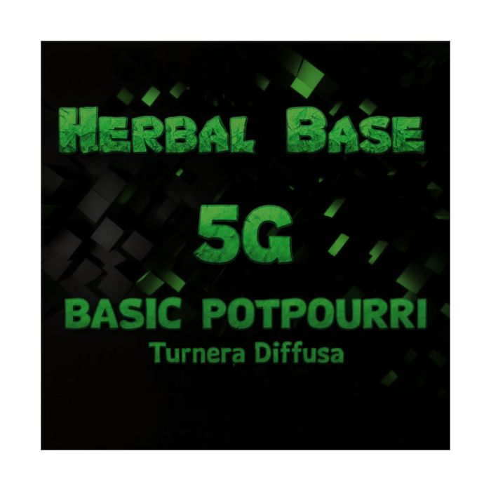 Herbal Base 5g Kräutermischung von Herbalution mit grün-schwarzem Motiv
