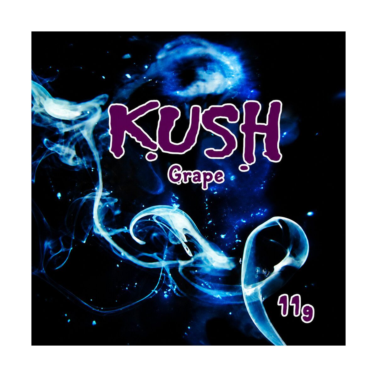 Kush Grape 11g Räuchermischung von Kush mit blauem Rauchmotiv